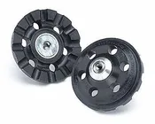 3M 02286 Air-Cooled Quick Change Disc Backup Pad, TR, 4 in Dia, PK5