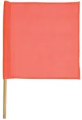 18″ Mesh Safety Flag w/ Border & 24″ Dowel