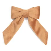 Spice Velvet Coquette Bow Clip