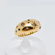 Celestial Gem Dome Ring