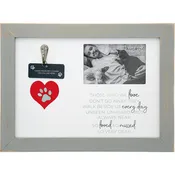 Missed So Very Dear 12" x 9" Pet Collar Memorial Frame (Holds 5" x 3.5" Photo)