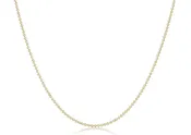 15" Choker Classic Beaded Chain - Gold