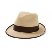 Latte Milan Straw Fedora