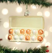 Egg Carton Ornament - Old World Christmas Farm Fresh Charm