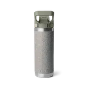 18 Oz Water Bottle w/Color Matched Flip Chug Cap