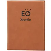Customized Faux Leather Portfolio with Notepad