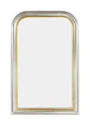 Louis Philippe Reproduction Large Silver Gold Mirror