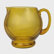 2-1/2 QUART FLUTED GLASS PITCHER