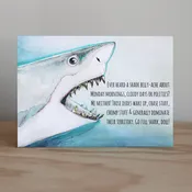 Beautifully Said Full Shark Card