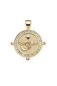 250TH PROTECT EAGLE SMALL EMBELLISHED COIN- CLASSIC ROLO CHAIN