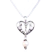 Open Jawan Heart Pendant