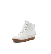Sorel Womens Out N About Cozy Wedge Tobacco, Natural M SUEDE, POLYESTER FAUX-SHEARLING NWT 10