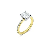 D-Bead™ Diamond Engagement Ring