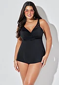 Bra Sized Crochet Underwire Tankini Set