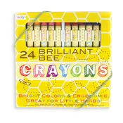 24 Brilliant Bee Crayons - Mini