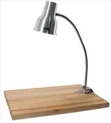 2" Maple Carving Board with Goose Neck Heat Lamp