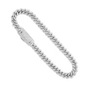 10K Gold Lab Diamond Cuban Link Bracelet 7mm 2.30-3.82 CTW