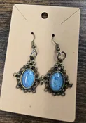 Blue Classic Earrings — Books on the Vine