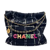 Chanel 22 Large Tweed Multicolor