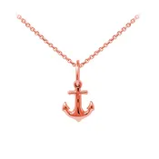 Anchor Sterling Silver Dainty Necklace