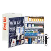First Aid Only™ 150 Person Ansi B 4 Shelf Cabinet 1462 Pieces Metal Case