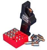 ADCO ST5 Super Thumb ST5 Mag Loader Double Stack Style made of Polymer with Black Finish for 380 ACP Glock 42, Beretta 83/84, Browning BDA & Bersa Thunder Plus