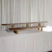 Barnwood Cake Stand — Mustard Seed Gardens