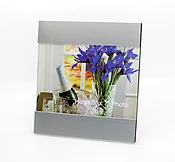 Personalized 5x7 photo frame - Custom Engraved with Name or Quote and Logo