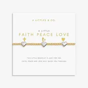 A Little Faith Peace Love Bracelet