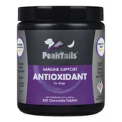 PeakTails Daily Defense Antioxidant Supplement for Dogs – Superoxide Dismutase, MSM, Selenium, Vitamin C & E – Supports Immune Function & Cellular Protection