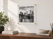 Acrylic Floating Frame 12"x12" Wall Mount