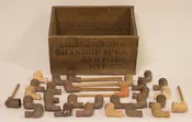 Lot 100G: Box of Clay Pipes, and Stems