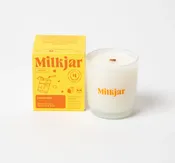 I need this Refreshing Zest: Lemonade Candle by Milkjar – Hand-Poured Coconut Soy Wax Candle So Much Scents-Home Fragrance-Scented Candles Black & Gold Vintage Furniture Decorative Arts Home Fragrances