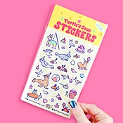Beach Buds Cute Animals Summer Vinyl Sticker Sheet