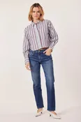 Bobi Crop Button Up