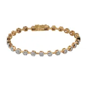Bezel Diamond Bracelet