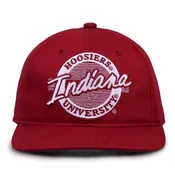 Indiana Hoosiers Team Color Retro Circle Throwback Cap - The Game