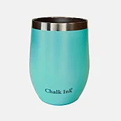 12 oz. Chalk Ink® Aquamarine Travel Tumbler with Clear Slider Lid