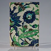 17th Century Damascus Pottery Tile