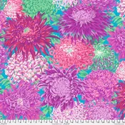 108 Kaffe Fassett - Japanese Chrysanthemum  - Magenta - Wideback