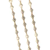 10.3mm x 5.8mm Clover Chain Specialty Chain Sold by The Foot - CH 1118