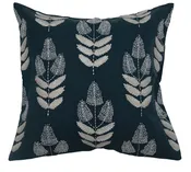 Beaded Floral Embroidered Pillow