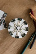 Decorative Binder Clip Pack - Floral Print