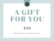 $50 Gift Certificate — Newtown Book & Record Exchange
