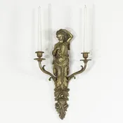 19th Century Bronze Sconce