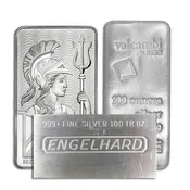100 oz Silver Bar – Brand Varies