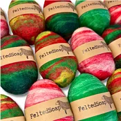 Wholesale Felted Soap Christmas Holiday Unique Gift Stocking Stuffer