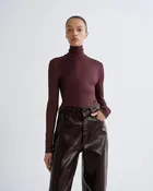 AGOLDE Caryle Turtleneck in Corinth