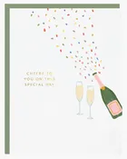 Cheers To You Greeting Card