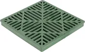 12″ Square Catch Basin Grate, Green